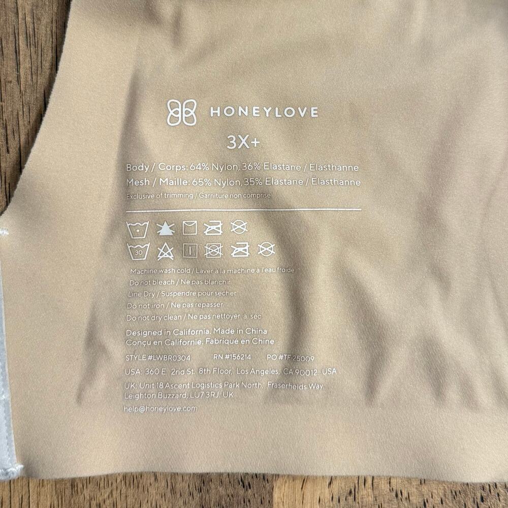 Honeylove CrossOver Wireless Intimates Bra Adjustable White Women Size 3X+ Plus - Picture 3 of 8
